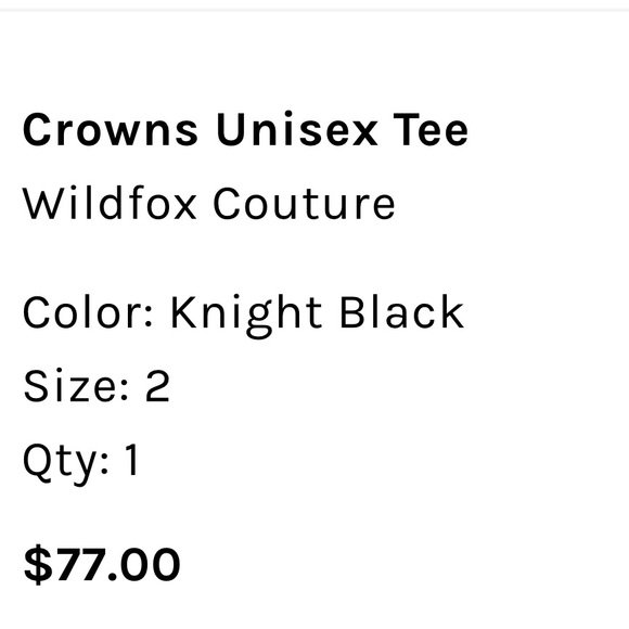 Wildfox Crowns T shirt - Picture 6 of 6